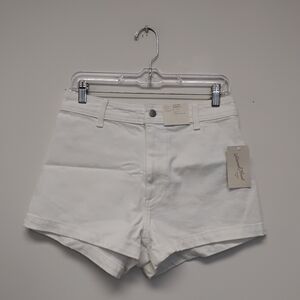 Womens White Jean Shorts Size 8 #370-371